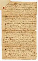 Probated will of Haccaliah Brown, 1780