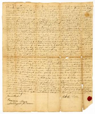Probated will of Robert Coe, 1780