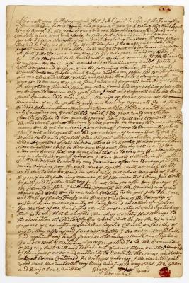 Probated will of Abigail Wood, 1779