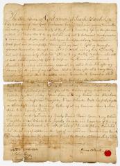 Probated will of Isaac Blanck, 1780