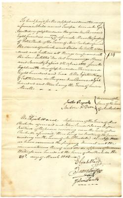 Payments for children born to enslaved persons in New Rochelle, May 10, 1807
