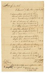 Payments for children born to enslaved persons in the New York City Almshouse, August 12, 1805