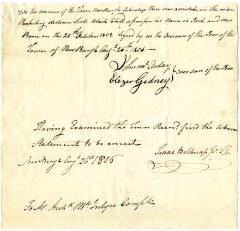 Payments for children born to enslaved persons in Newburgh, August 26, 1806