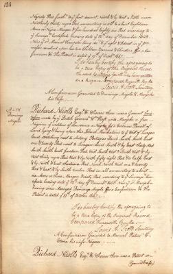 Confirmation of letters patent issued to Paulo D'Angola