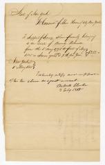 Payments for children born to enslaved persons in the New York City Almshouse, August 12, 1805