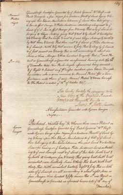 Confirmation of letters patent issued to Symon Congoe