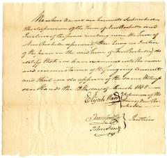 Payments for children born to enslaved persons in New Rochelle, March 21, 1805