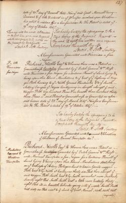 Confirmation of letters patent issued to Manuel Trumpeter
