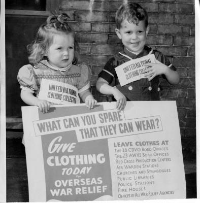 World War II - What Can You Spare That They Can Wear Photograph