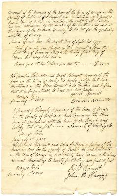 Payment for children born to enslaved persons in Orangetown, April 16, 1818