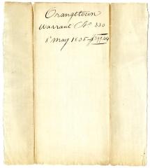 Payment for children born to enslaved persons in Orangetown, May 8, 1805