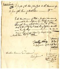 Payment for children born to enslaved persons in North Salem, February 7, 1806