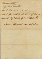 Addresses found on Major André, 1780