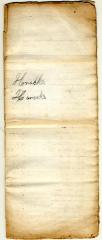 Hosack tax roll, 1787