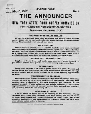 Food Supply Poster