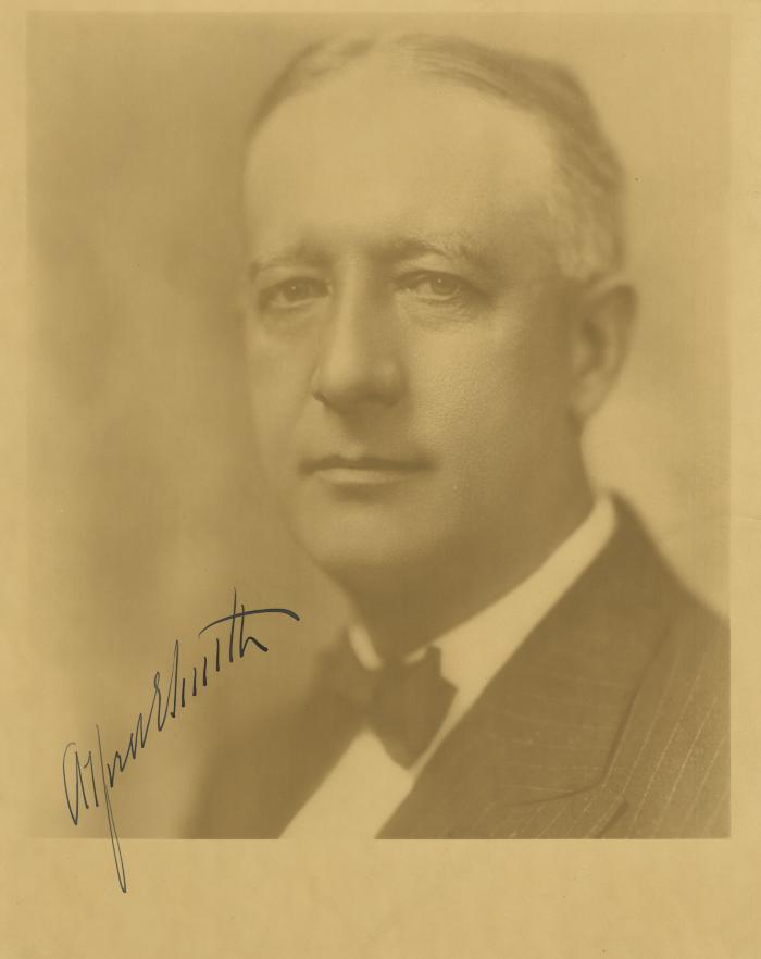 Portrait, Alfred E. Smith