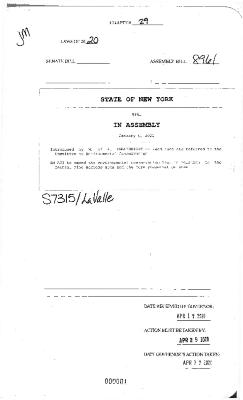 NYS Bill and Veto Jackets: 2020, Chapter 29