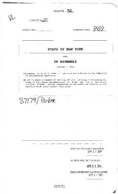 NYS Bill and Veto Jackets: 2020, Chapter 32