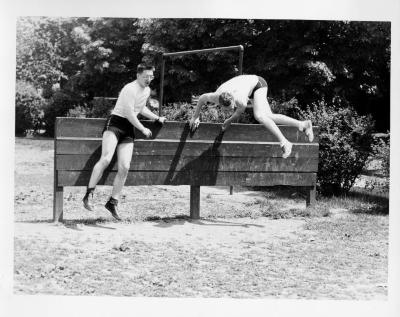 World War II - Physical Fitness Local War Council Program Photograph