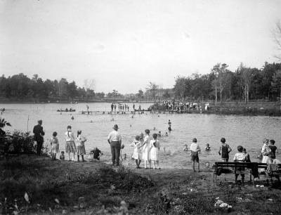 Swimming, Central Park, Schenectady