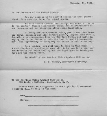 Anti-Militarism 