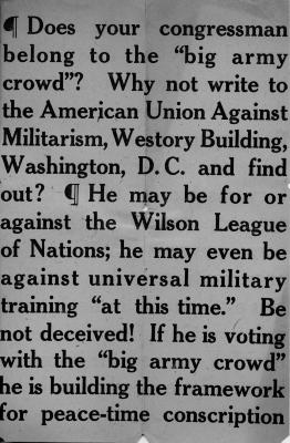 America Against Militarism