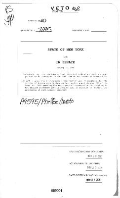 NYS Bill and Veto Jackets: 2020, Veto 68