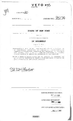 NYS Bill and Veto Jackets: 2020, Veto 55
