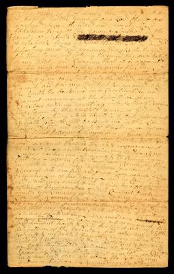 Probated will of Abraham King, 1783