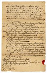 Probated will of Susannah Gue, 1783
