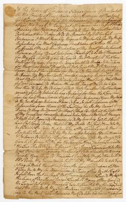 Probated will of Isaac Guion, 1783