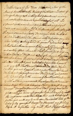 Probated will of Hendrick Lent, 1783