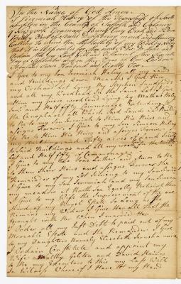 Probated will of Jeremiah Halsey, 1783