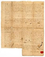 Probated will of James Meadows, 1783