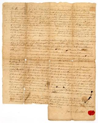 Probated will of James Meadows, 1783