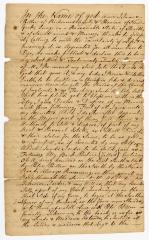 Probated will of James Poillon, 1783