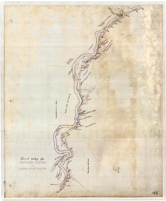 Map of the Western Branch of the Ausable River