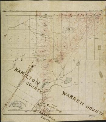 Map of State Lands in Great Lots No.4 & No.5 of Palmers Purchase, Rear Division