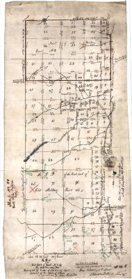 A Map of the West Part of Township No. 1 of the Old Military Tract