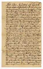 Probated will of Mary Travis, 1783