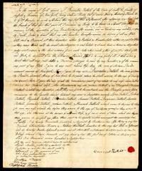 Probated will of Barnabas Tuthill, 1783