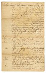 Probated will of Maria Catherine Seiglar, 1783