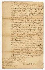 Probated will of Goodhart Seighley, 1783