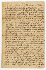Probated will of William Stoothoff, 1783