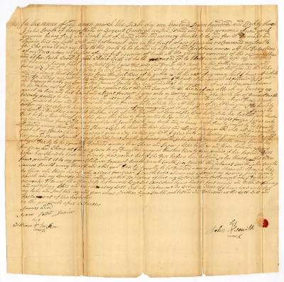 Probated will of John Smith, 1783