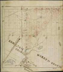 Map of State Lands in Great Lots No.4 & No.5 of Palmers Purchase, Rear Division