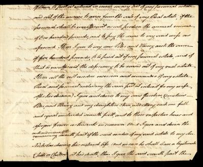 Probated will of John Bogert, 1784