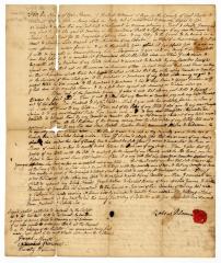Probated will of Robert Bloomer, 1784