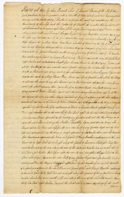Probated will of Samuel Bowne, 1784