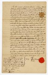Probated will of Mary Blanck, 1784